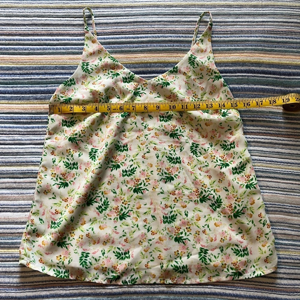 Banana Republic Pink and Green Fitted Camisole Top - Picture 6 of 7